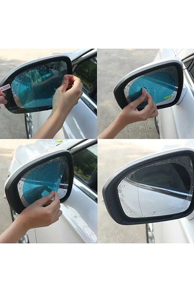 Choice 2PCS Car Rainproof Film Wholesale Cars Rearview Sticker Mirror Rainproof Film Clear Sight in Rain...