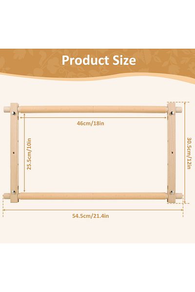 Choice A Embroidery Frame Needlepoint Embroidery Tapestry Scroll Frame Beech Wood Cross Stitch Frame Remov.