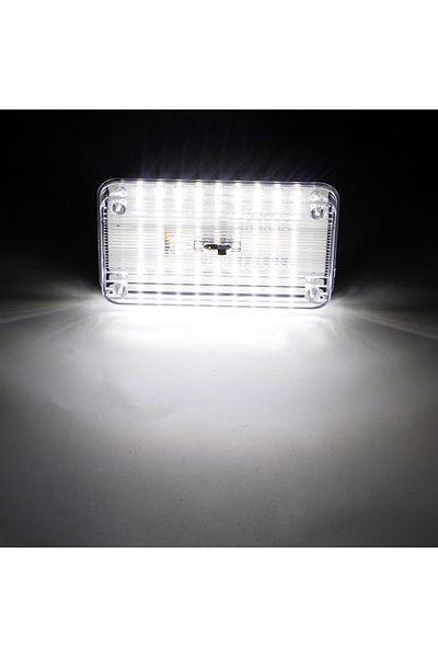 AINYSZIN 1 قطعة مصباح سقف مستطيل أبيض للسيارة 36SMD مصباح داخلي للسيارة