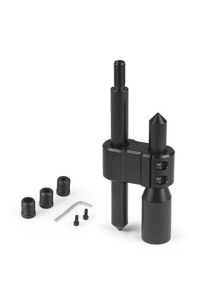 Choice M10*1.5 Car Aluminum H Type Shift Knob Extension Adjustable Extender Gear Shifter With Three Adap...