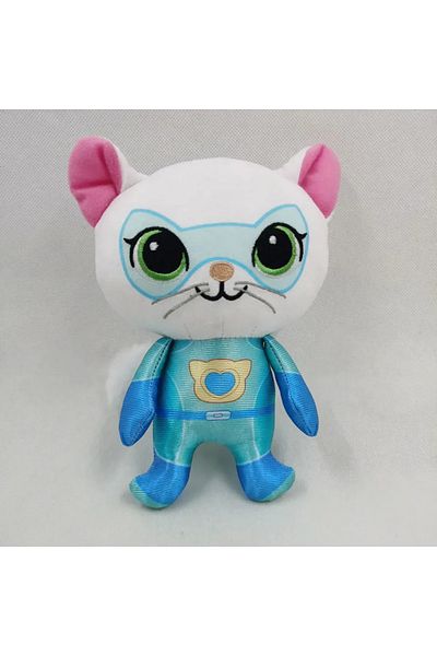 Choice Red Super Kitties Team Anime Plush Toys Crystal Super Soft Plush Toy Doll Blue Kitten Green Kitten Y