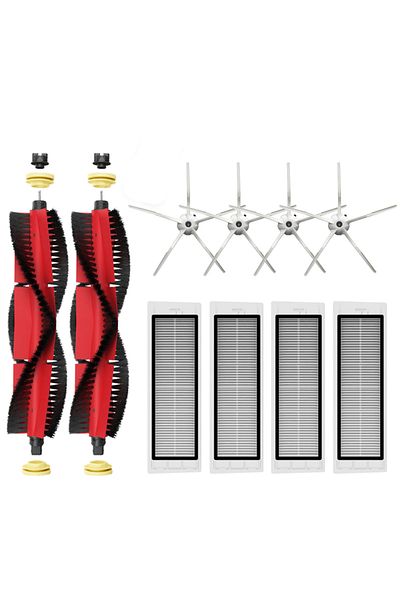 Choice 10pcs Set W Brush Mops Hepa Filters For Roborock S5 S50 S502 S55 S6 S6 Pure E4 For Robot 1s Sdjqr01