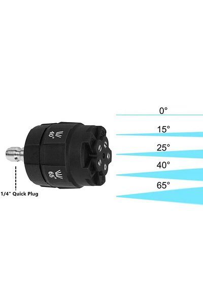 Choice High Pressure Washer 5 Spray Angles Water Nozzle With 1/4" Quick Plug