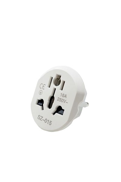 Choice WHITE Korea EU Plug Adapter 16A 250V Travel Adapter Converter 2 Round Socket High Quality Universal