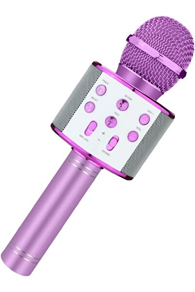 AWH ميكروفون كاريوكي بلوتوث للأطفال، ميكروفون ومكبر صوت لاسلكي