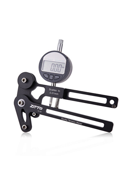 ZTTO جهاز قياس توتر الدراجة TC-02 BLACK-E، جهاز فحص الأسلاك الإلكترونية الدقي...