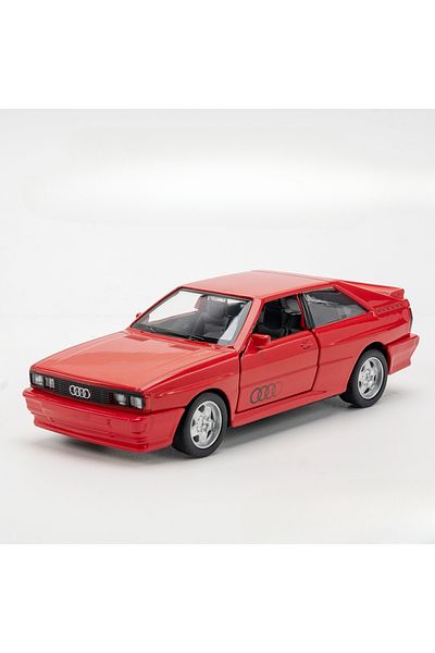 Choice Red 1/36 Audi 1980 Classic Car Model Toys Alloy Diecast Vehicles Rubber Tire With Pull Back Toy Coll