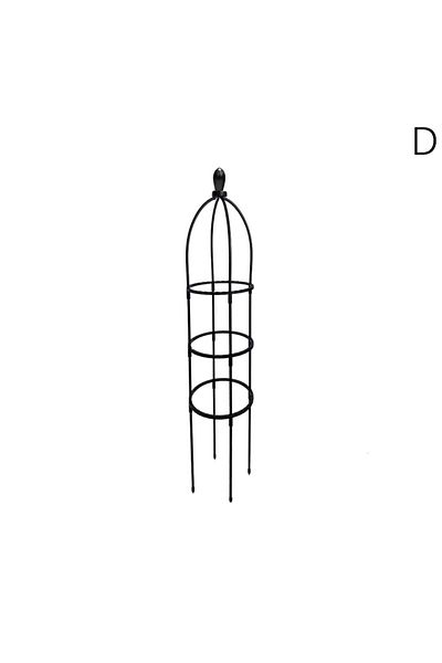 Choice B Black 120cm 1 Set Climbing Plant Trellis Garden Support Cages For Flowers Plants Climbing Support