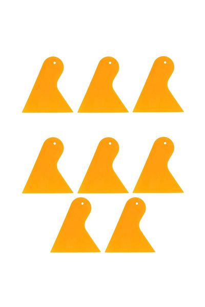Choice 8 Triangle Scraper 8pcs Plastic Thick Scraper Car Vinyl Wrap Triangle Tinting Squeegee Mobile Phone