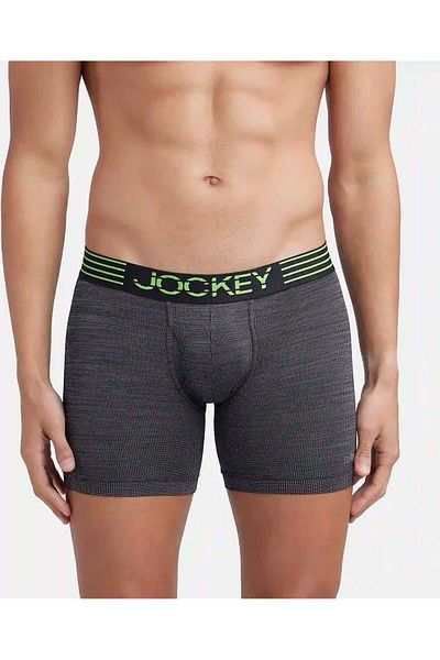 JOCKEY Move-Mens Microfiber Boxer Brief -MM06-01 Black