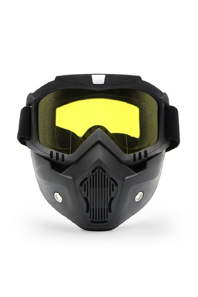 Choice Yellow Outdoor Sport Windproof Mask Goggle Hd Cycling Glasses Snowboard Eyewear Riding Motocross Sum