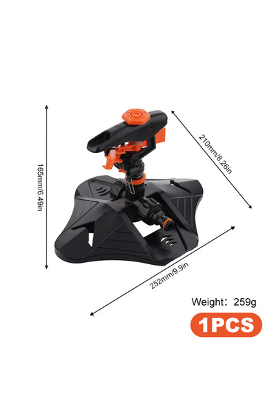 Choice 1 قطعة رشاشات الحديقة الأوتوماتيكية التي تدور 360 درجة مع فوهة