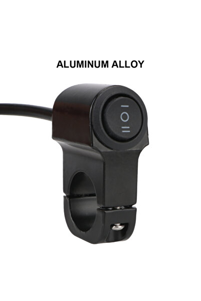 Choice black Motorcycle Headlight Switch Spotlight Fog Light Button Retro Mot...