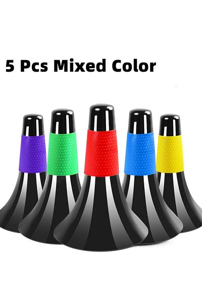 Ninth World A 5pcs Mix 5pcs Sports Marker Cones Barrier Fitness Football Basketball Speed Agility Grab Training