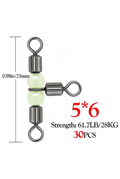 Goture 5 6-30 قطعة 30 قطعة/الوحدة حلقات صيد مضيئة على شكل قرع حلقات صيد تدور ...