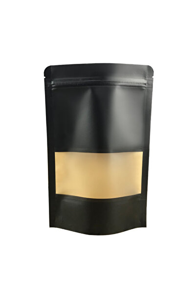 Choice كيس ورقي أسود مقاس 16 × 24 سم، 100 قطعة للبيع بالجملة، كيس ورقي أسود ق...