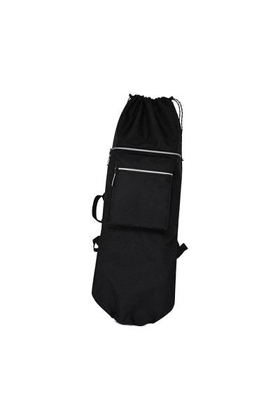 Choice Black Oxford Skateboard Backpack Bag With Handle Shoulder Bag Water Resistant Portable Longboard Car