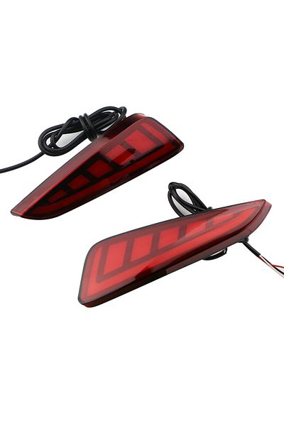 Choice مصابيح LED 2 وظيفة LED للمصد الخلفي للسيارة مصابيح الضباب LED مصابيح ضوء الفرامل لسيارة Toyota CHR C-HR 2018 2019 2020