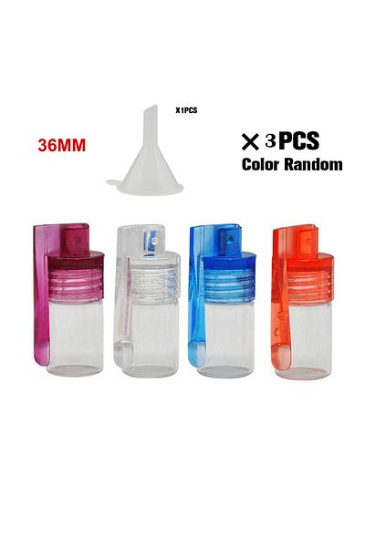 Choice 3Pcs 36MM 51mm Salt Pepper Spice Storage Jars Glass Bottle Storage Case Glass Pill Box Spice Seas...