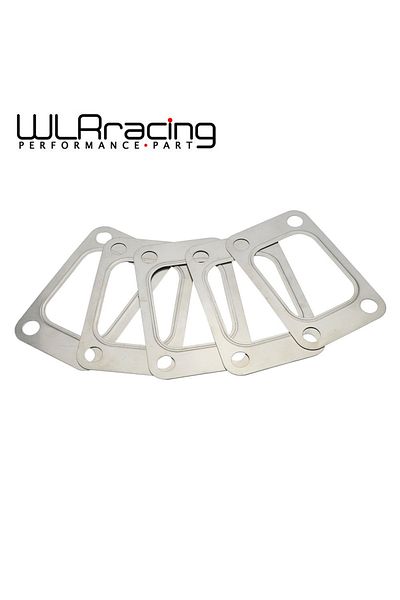 PQY Wlr - 1 Pcs T3 T34 T35 T38 Gt35 Gt35r Turbo Turbine Inlet Manifold Gasket 304 Stainless Steel Car...