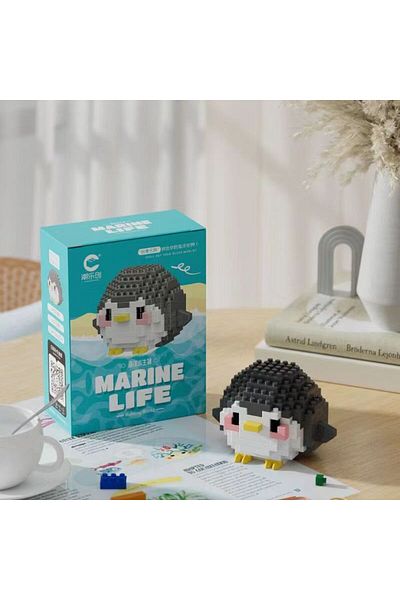 Choice No Box Jm--7268 Creative Ocean World Animal Particle Building Blocks Toys Children's Toys Mini Anima