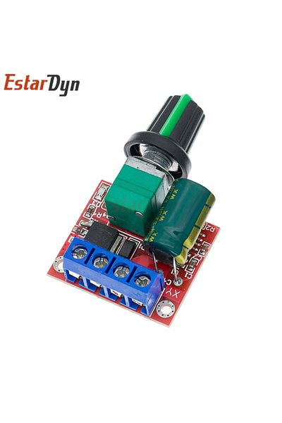 Estardyn 5a Pwm Mini 5a 10a 90w Pwm 12v Dc Motor Speed Controller Module Dc-dc 4.5v-35v Adjustable Regulator