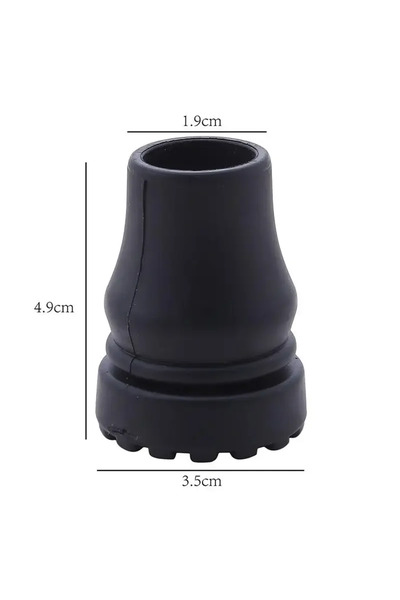 Choice 19mm Pad Cap Non-Slip Walking Stick Crutch Cane Bottom Pads Cover Prot...