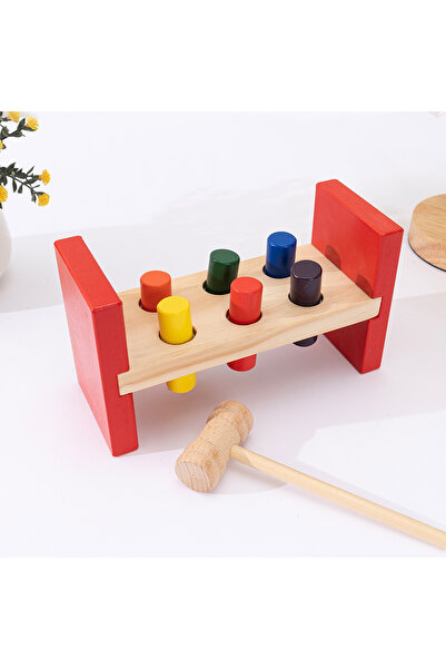 Choice لعبة المطرقة الخشبية من مونتيسوري - تنمية المهارات الحركية الدقيقة وال...