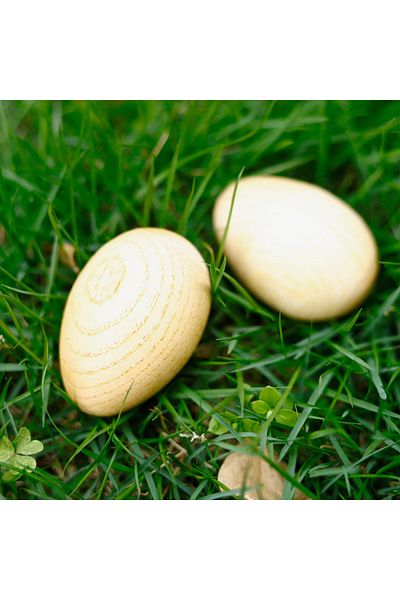Choice Wooden Maracas Egg Shakers Musical Percussion Instrument Eggs 2pcs Beige