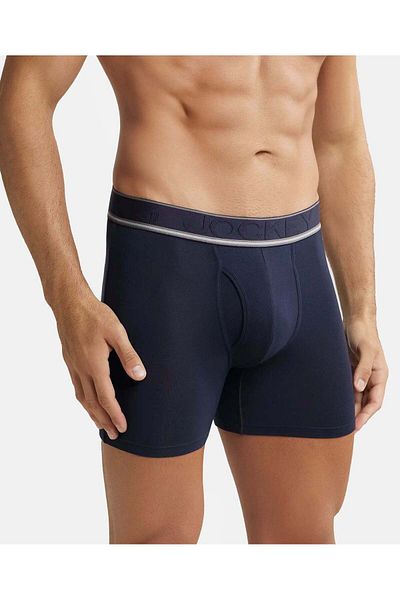 JOCKEY Heritage Boxer Brief HG17-01 Blue