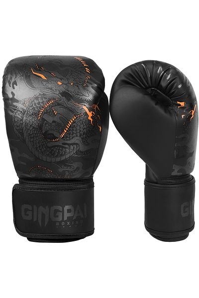 Choice 12oz ZGL Sliver Black 10/12/14oz Dragon Boxing Gloves Professional Adult Sanda Muay Thai Fighting Gl