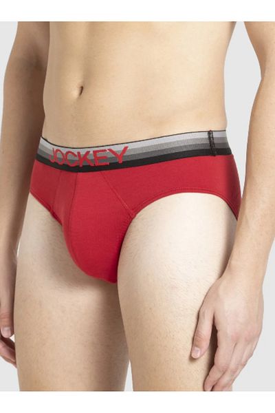 JOCKEY Zone Stretch Bikini Brief US07-01 Red