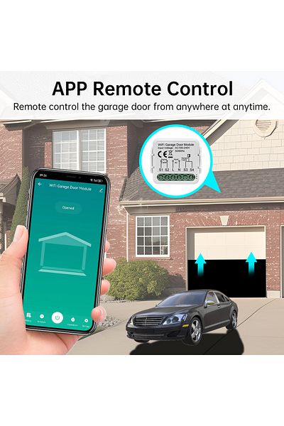 Choice Tuya Wifi Garage Door Opener Controller Smart Automatic Garage Door Switch App Remote Control For...