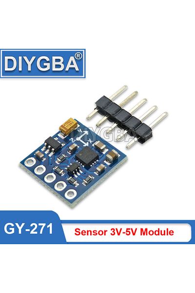 Choice Igmopnrq GY-271 GY271 QMC5883L Three 3 Triple Axis Magnetic Field Compass Magnetometer Sensor 3V-...