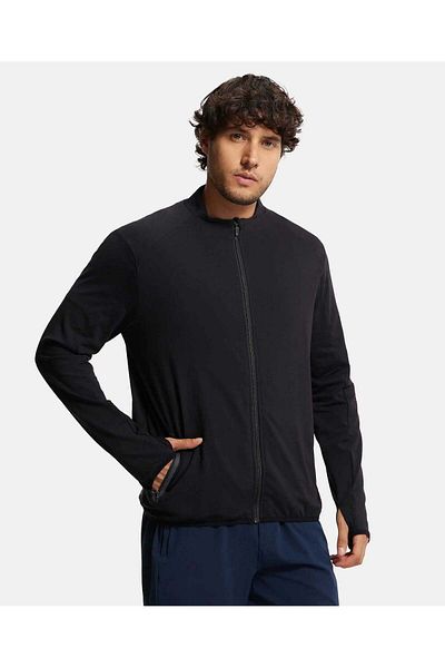 JOCKEY Move-Mens Full Sleeve Full Zip Jacket SP17-01 Black