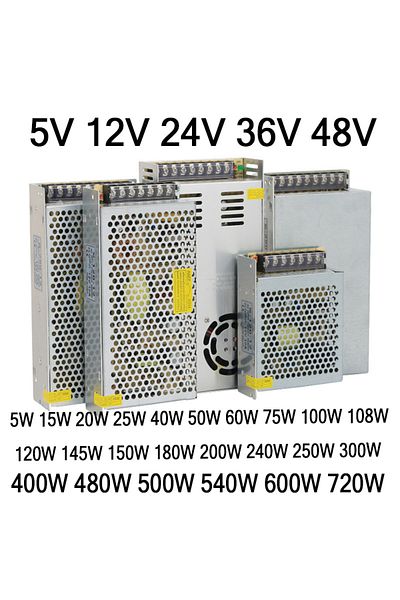 Choice 12v10a 120w Ac 110v-220v 12 Volt 24v 36v 48v 5v Dc Switching Power Supply Smps 1a 2a 3a 5a 10a Ac 1