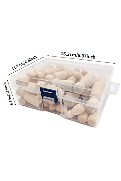 Choice 50 قطعة/صندوق دمى خشبية مطلية بأوتاد خشبية 35-65 مم دمى خشبية مزخرفة D...