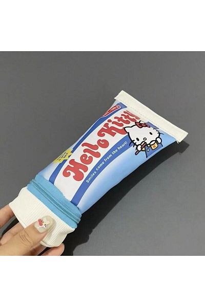 Choice Hello Kitty Sanrio Hello Kitty Pencil Glasses Case Anime Student Stationery Cute Cartoon Learning Su