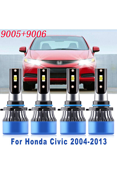 Choice High Low Beam 6500k White 4x High Low Combo Beam 9005 9006 Led Headlig...