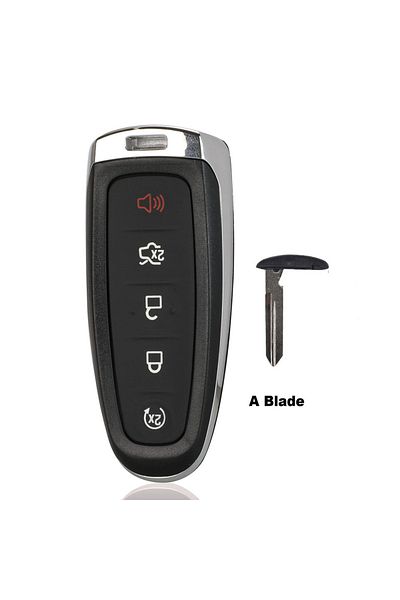 jingyuqin A Style 5 Buttons Remote Car Key Case Cover Fob For Ford Explorer Edge Escape Flex Taurus