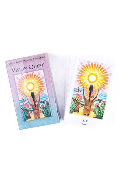 Choice مجموعة بطاقات Tarot Vision Quest Tarot من 78 بطاقة بمقاس 10.3*6 سم من ...