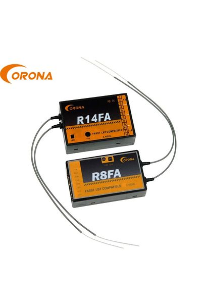 Choice R14FA 2PCS Futaba 2.4GHz FASST Protocol Compatible Receiver Corona F8FA R14FA 10C 12FG 14SG 16SZ 18S