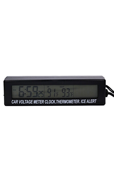 Choice 3 in1 Digital Car Thermometer Voltmeter Auto Indoor Outdoor Temperature Voltage Meter Alarm Clock...