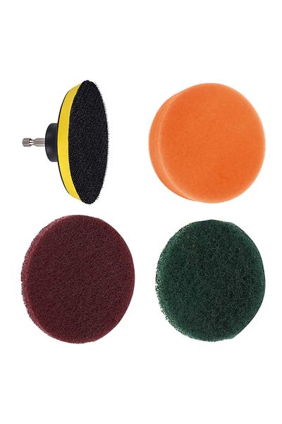 Choice 4counts 4pcs Disc Brush, Electric Drill Brush, Cleaning Brush, Polishing And Polishing Set Cleaning