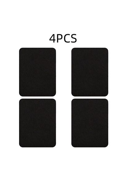 Choice 26 Black 4pcs-1set 4pcs Iron On Patches Clothing Repair Multi-colored Fabric Patches Iron On Strong