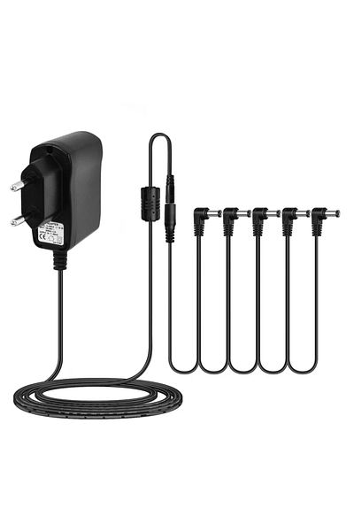 Choice Eu Plug Rowin Power Adapter 5 Way Electric Guitar Effect Pedal Power Plug Accessories Cables Daisy C