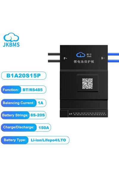 Choice B1a20s15p Jkbms 12s 13s 14s 15s 16s 17s 20s 21s 24s Smart Bms 150a 200a With Active Balance Board Li