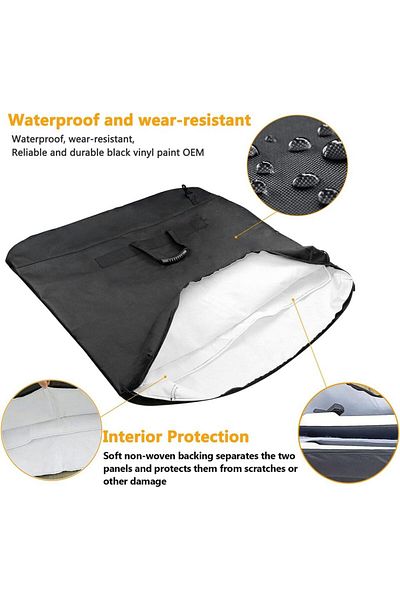 Choice Freedom Panel Hard Top Storage Bag with Handle for 2007-2022 Jeep Wrangler JK JKU JL JLU Sahara R...