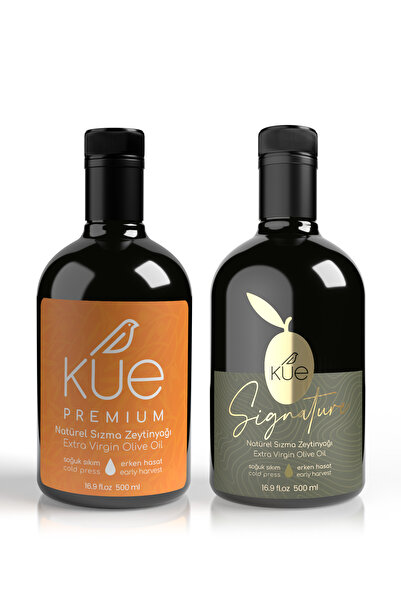 KUE OLIVE OIL KUE Signature ve Premium Serileri Erken Hasat Soğuk Sıkım Natür...