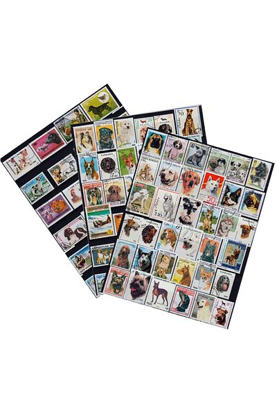 Choice 50 Pcs 50 Pcs/lot Topic Dog All Different No Repeat Unused Postage With Post Mark Stamps For Coll